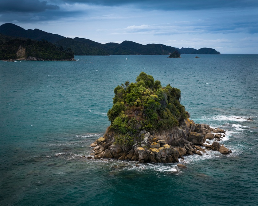#island, #newzealand, #rocks, #vegetation, #abeltasman, #waterscape, #nature, #landscape